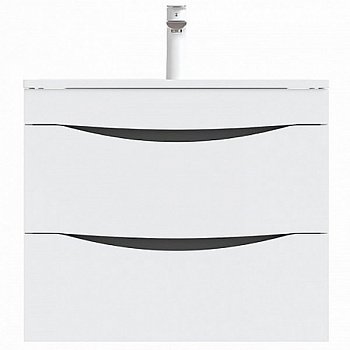 Тумба с раковиной Iddis Cloud 60 подвесная Белая