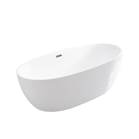 Ванна акриловая Vincea VBT-405-1860, 1860*885*605, цвет белый, слив-перелив в комплекте, хром