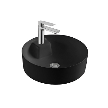 Раковина накладная 40см Aquatek Европа AQ5212-MB черный матовый