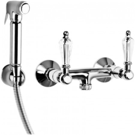 Гигиенический душ Cezares Diamond DIAMOND-DIF прозрачные ручки Хром