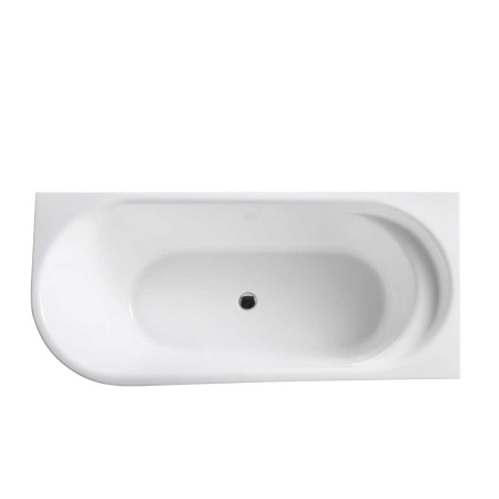 Ванна акриловая Vincea VBT-301-1500R, 1500*780*600, цвет белый, левая, слив-перелив в комплекте, хром