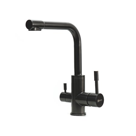 Смеситель для кухни Lemark Expert LM5061BLN черный матовый