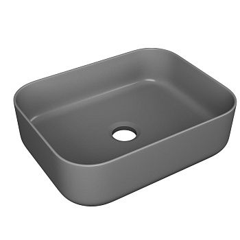 Раковина накладная 50см Point Меркурий PN43832GM графит