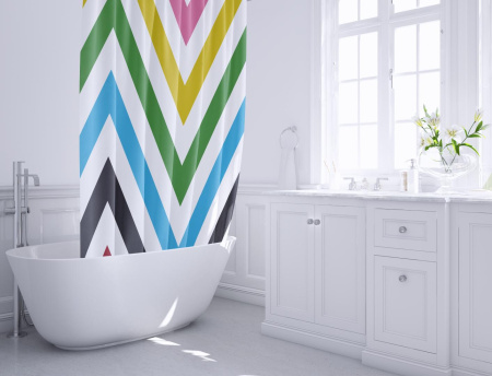 Шторка для ванной Fixsen Twist FX-1569A, без колец