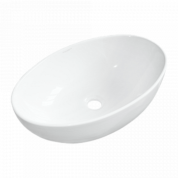 Раковина накладная 55см Sanita Luxe Ringo Slim RNGSLWB01S белый