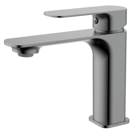 Смеситель для раковины AQUAme Monza AQM6310GM вороненая сталь