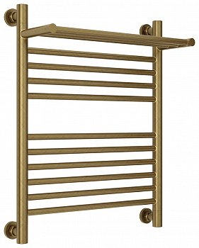 Полотенцесушитель водяной Сунержа Богема с полкой+ 60х50 состеренная бронза