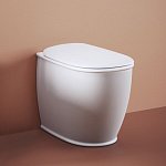 Унитаз приставной (бачок в стене) ArtCeram Atelier ATV002 01;00 белый, без сиденья