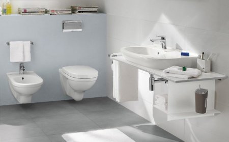 Биде подвесное Villeroy & Boch O.Novo 5460 0001 alpin