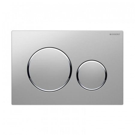 Кнопка смыва Geberit Sigma 20 115.882.KN.1 хром глянцевый/хром матовый