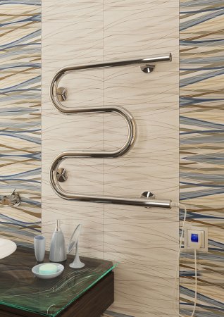 Полотенцесушитель электрический Terminus М-обр 50х50