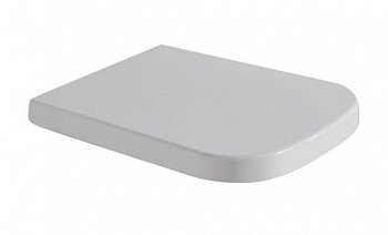 Крышка-сиденье Globo Stone ST022.Bi белая, с микролифтом, петли хром