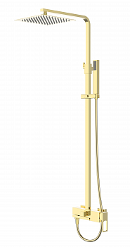Душевая стойка BelBagno Luce LUCE LUC-VSCM-ORO золото