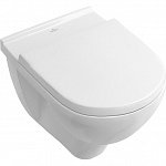 Унитаз подвесной безободковый Villeroy&Boch O NOVO 5660HRR1 белый Ceramicplus, с сиденьем микролифт Унитаз подвесной безободковый Villeroy&Boch O NOVO 5660HRR1 белый Ceramicplus, с сиденьем микролифт