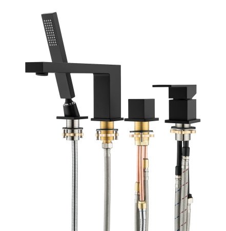 Смеситель на борт ванны Timo Selene 2130/03Y черный матовый