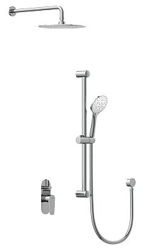 Встраиваемая душевая система со смесителем Cersanit MODUO 64087 хром