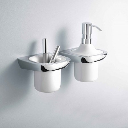 Стакан для зубных щеток Kludi Ambienta 5397505 Белый Хром