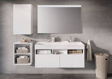 Тумба под двойную раковину Ravak SD Natural 120 подвесная Белая