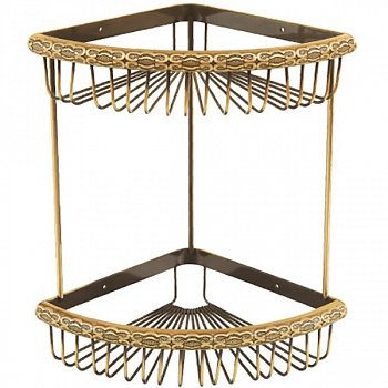 Угловая полка Lemark Jasmine LM6682 Бронза