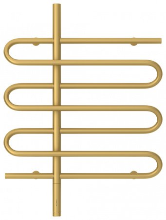 Полотенцесушитель электрический Сунержа Эпатаж 80х60 золото матовое, подключение левое