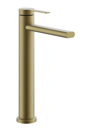 Смеситель для раковины BELZ B11813-5, золото матовое