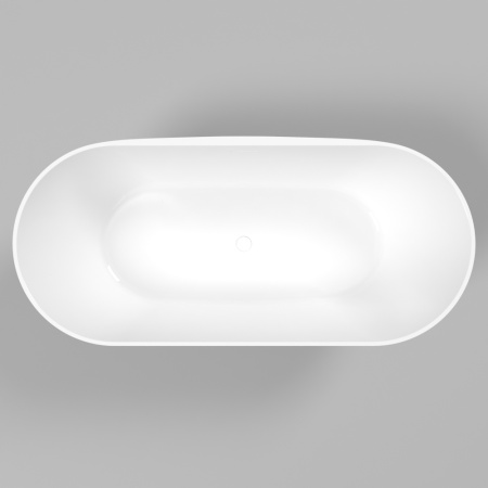 Ванна WHITECROSS Coral X 170x77 (белый глянец) иск. камень