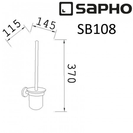 Ершик Sapho SAMBA SB108 хром