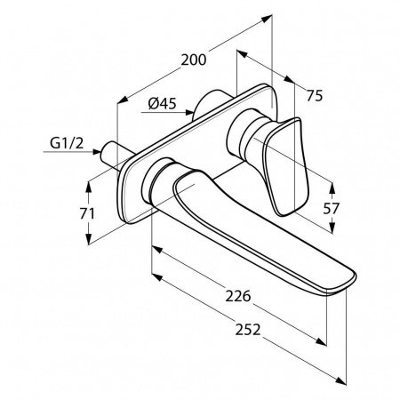 Смеситель для раковины Kludi Ambienta 532450575 хром