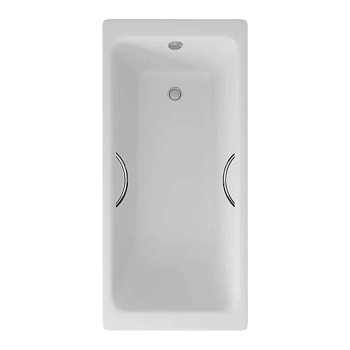 Ванна чугунная Delice Parallel 1800х800, с ручками