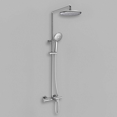 Душевая стойка с термостатом Vincea Desire VSFS-1D1TCH хром