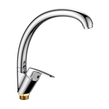 Смеситель для кухни Haiba HB4116-2, хром