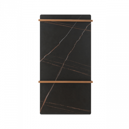 Полотенцесушитель электрический Black&White N-389 81х43.2 черный матовый