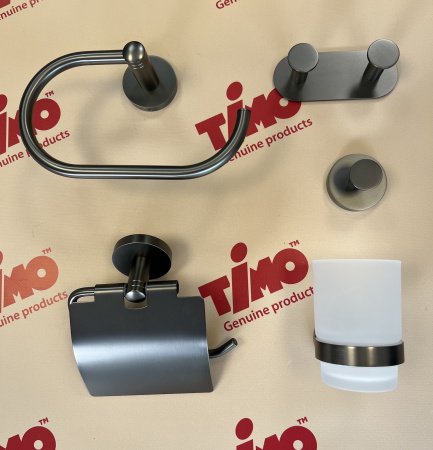 Полотенцедержатель Timo Saona 13050/18 черное золото
