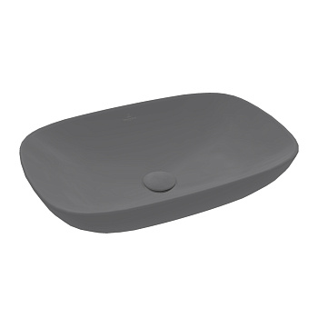 Раковина накладная 56см Villeroy & Boch Loop & Friends 4A4900I4 графит