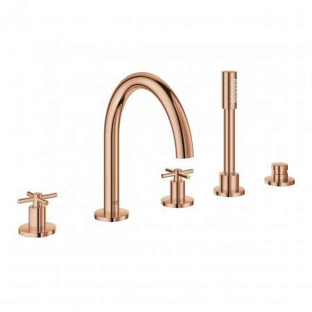 Комплект смесителей для ванны Grohe Atrio 19923DA3 теплый закат