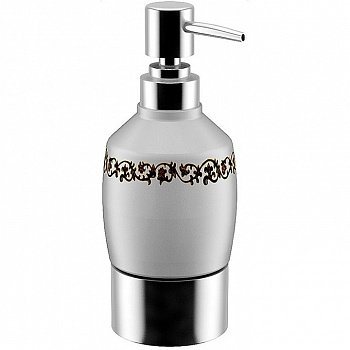 Дозатор жидкого мыла Fixsen Bogema FX-782 Хром Белый