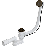 Слив-перелив Alcaplast A55ANTIC-80 полуавтомат бронза антик