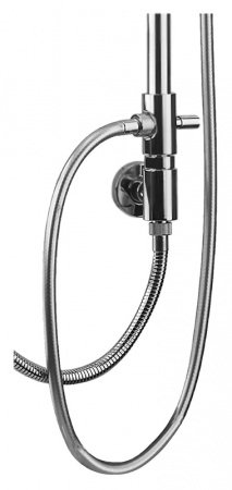 Душевая стойка Webert Comfort AC0729 Хром с верхним душем PVC