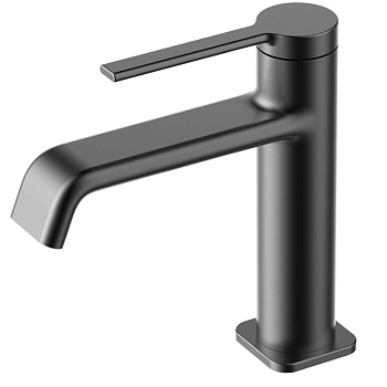 Смеситель для раковины AQUAme Asti AQM6410GM вороненая сталь