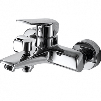 Смеситель для ванны с душем Bravat Real F6121179CP-01L хром