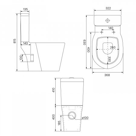 Унитаз напольный IDDIS Calipso CAL2DSEi24 белый, с сиденьем микролифт