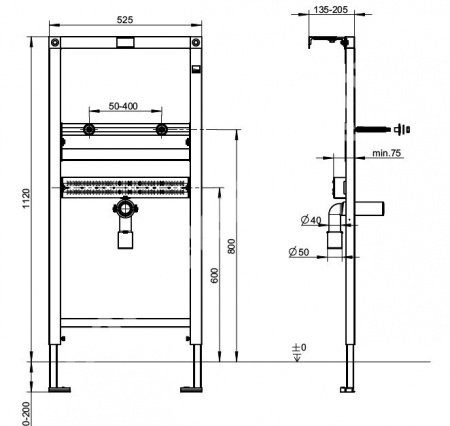 Инсталляция для раковин Villeroy & Boch ViConnect 92214900