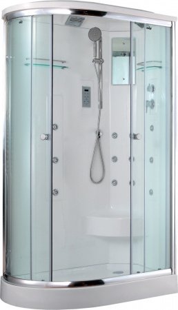 Душевая кабина Timo Lux T-7702 R 120x85x225 профиль хром глянцевый, стекло прозрачное