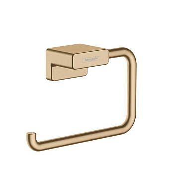 Держатель для туалетной бумаги Hansgrohe AddStories 41771140 бронза шлифованная