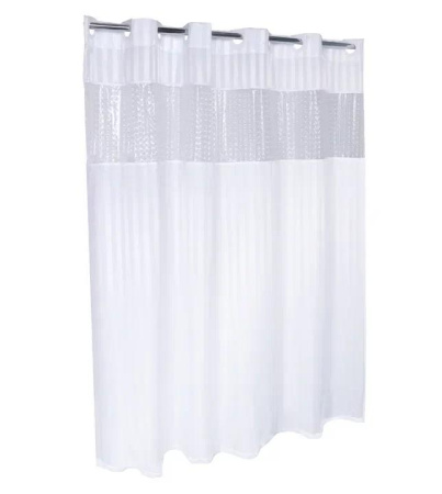 Шторка для ванной Fixsen Hotel FX-5115E прозрачная