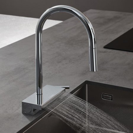 Смеситель для кухни Hansgrohe Aquno Select M81 73831000 хром