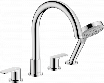 Смеситель для ванны с душем Hansgrohe Vernis Blend 71456000 хром