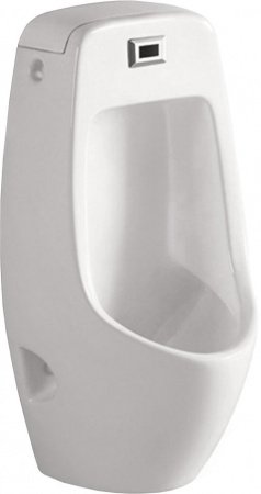 Писсуар подвесной SantiLine  SL-6002 белый, скрытый подвод воды
