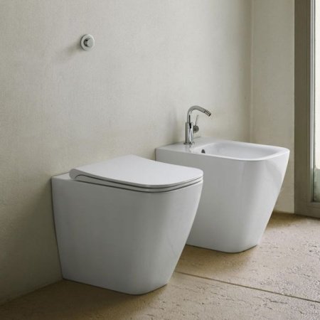 Биде напольное GSI Nubes 9662111 белый