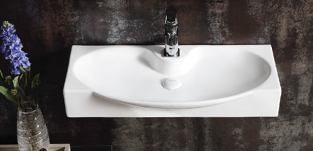 Раковина подвесная 68см Gid Str4282a белый